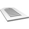 Ekena Millwork Octagonal Top Surface Mount PVC Gable Vent: Functional, w/ 3-1/2"W x 1"P Standard Frame, 16"W x 30"H GVPOT16X3001SF - alternate 2